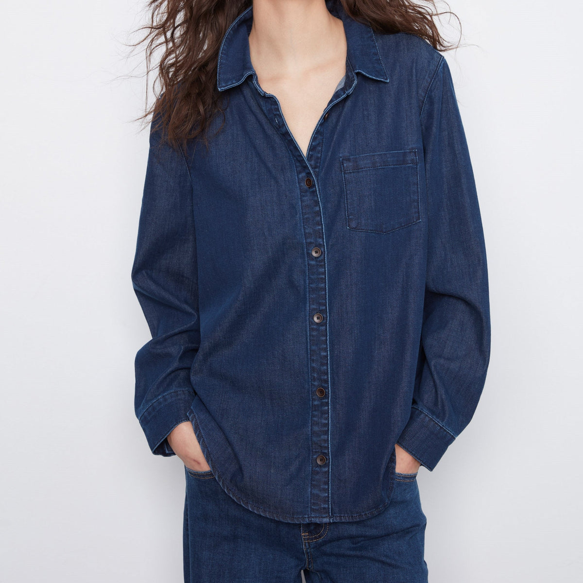Button-Front Shirt