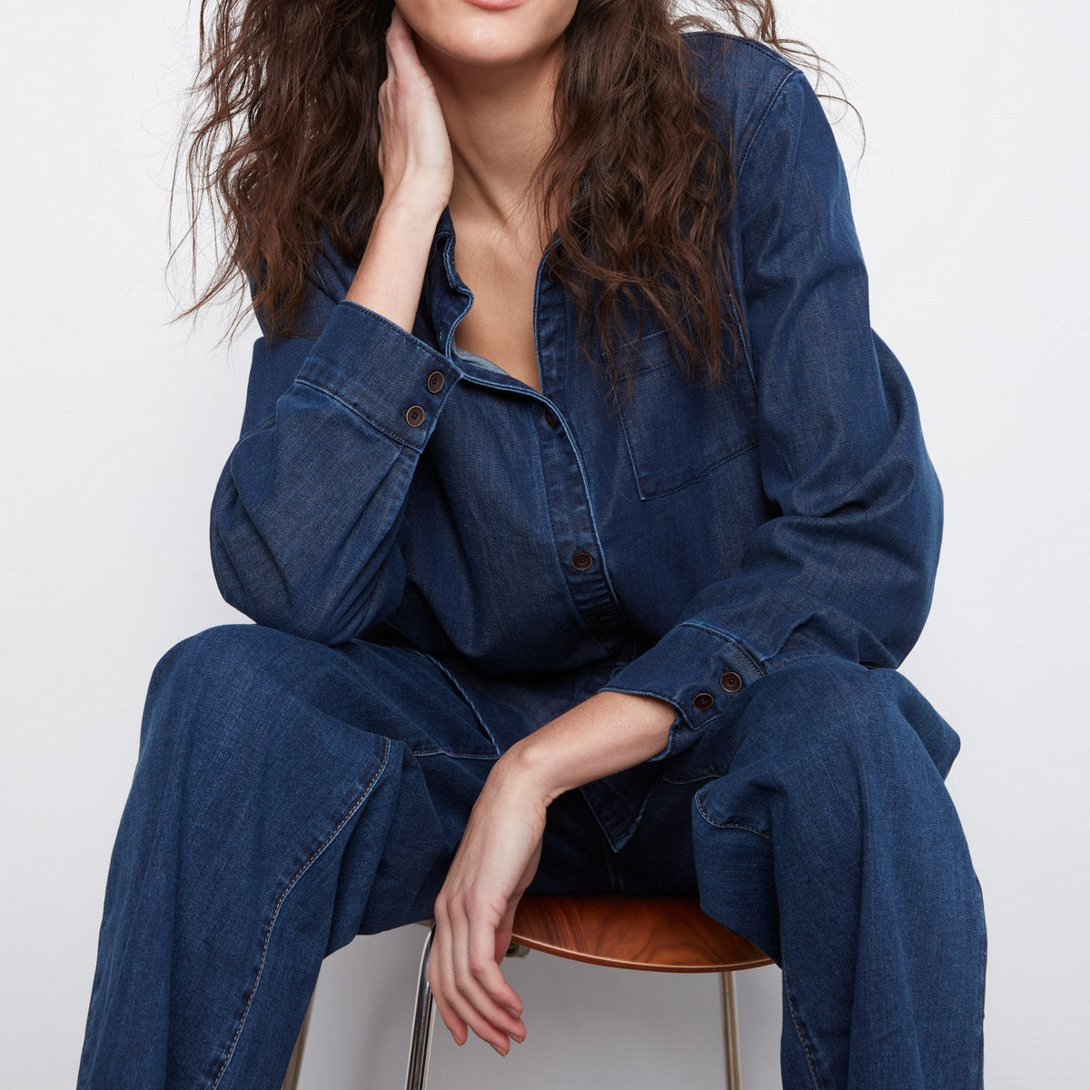 Button-Front Shirt