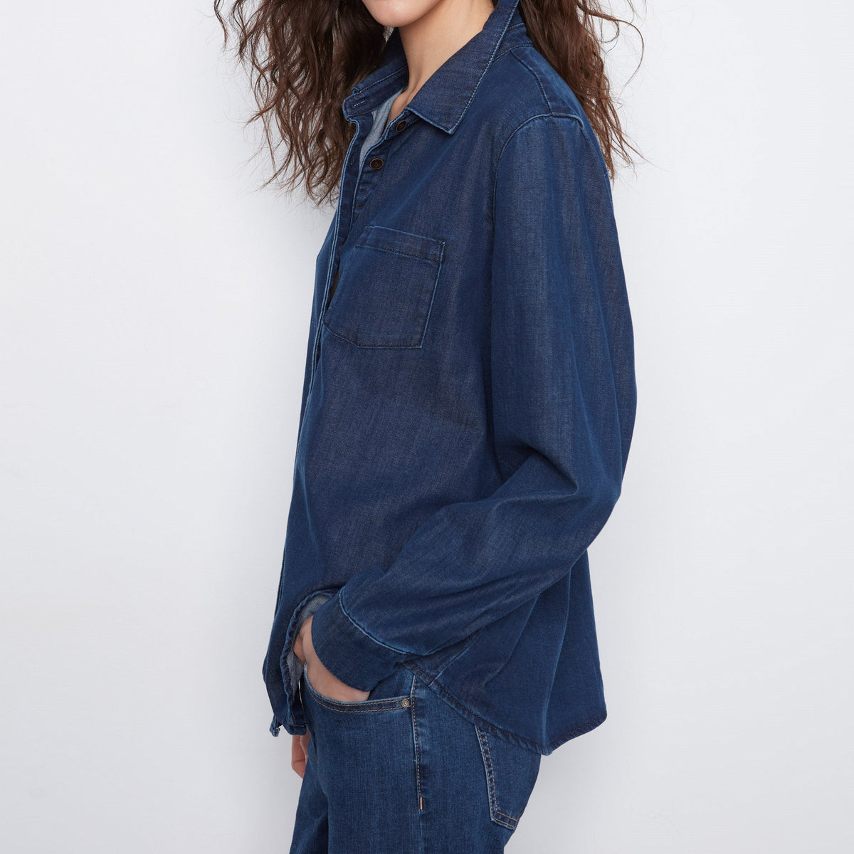 Button-Front Shirt
