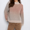 Mock Neck Knit Sweater